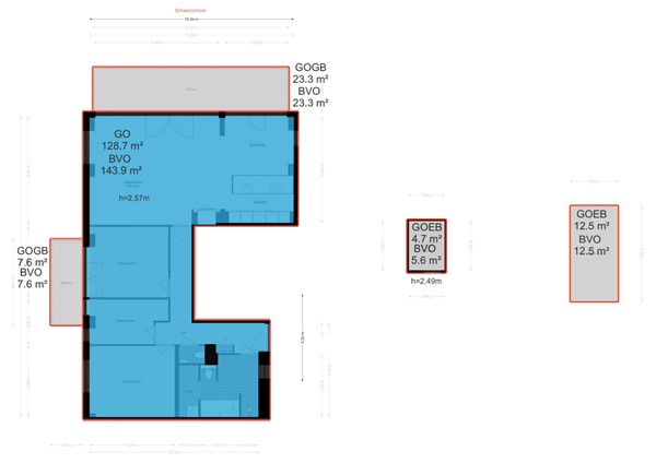 Floor plan - Coltbaan 23-35, 3439 NG Nieuwegein 